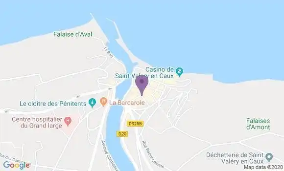 Localisation Crédit Mutuel Agence de Saint Valery en Caux