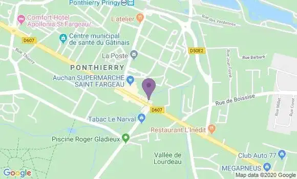 Localisation Crédit Mutuel Agence de Saint Fargeau Ponthierry