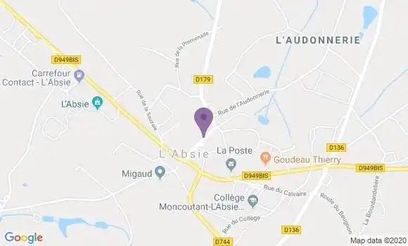 Localisation Crédit Mutuel Agence de L