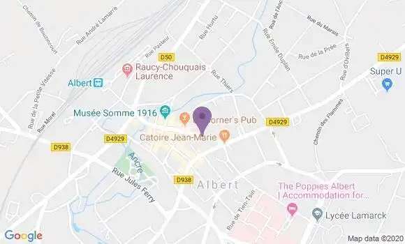 Localisation Crédit Mutuel Agence d