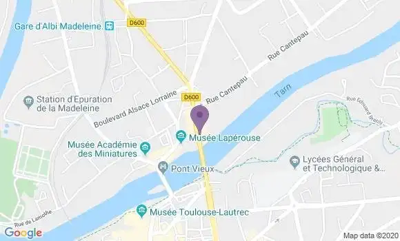 Localisation Crédit Mutuel Agence d