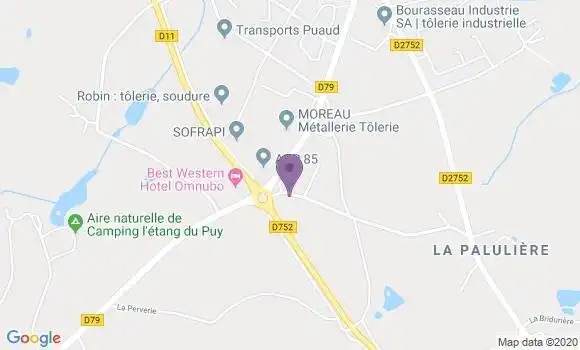 Localisation Crédit Mutuel Agence de Les Epesses