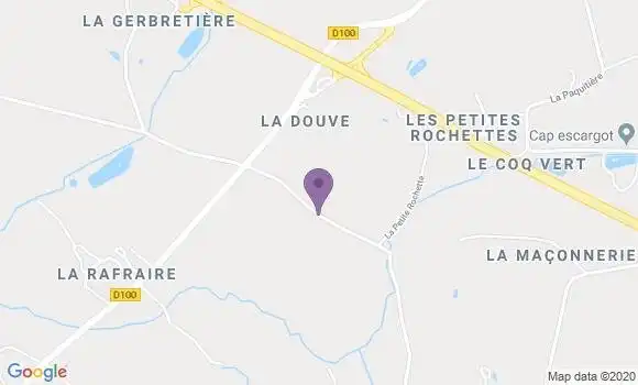 Localisation Crédit Mutuel Agence de Mouilleron le Captif