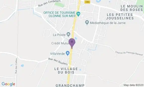 Localisation Crédit Mutuel Agence d