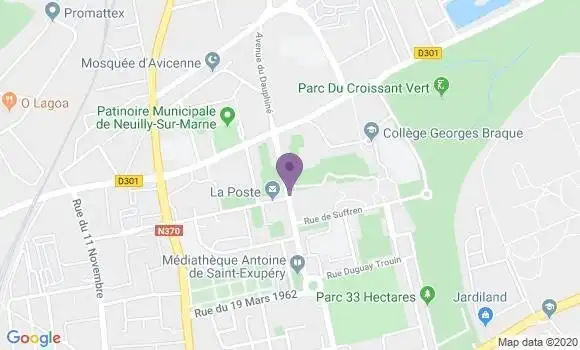 Localisation Crédit Mutuel Agence de Neuilly sur Marne