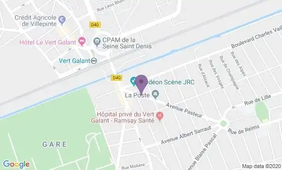 Localisation Crédit Mutuel Agence de Tremblay en France