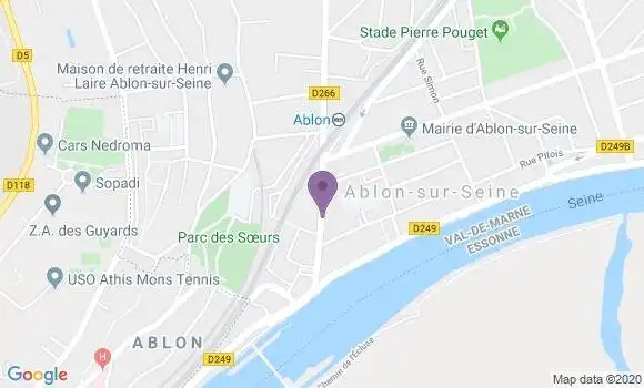 Localisation Crédit Mutuel Agence d