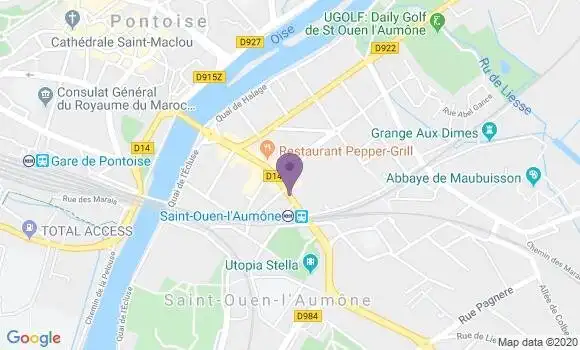 Localisation Crédit Mutuel Agence de Saint Ouen l