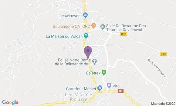 Localisation Crédit Mutuel Agence de Le Morne Rouge