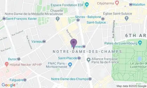 Localisation Crédit Mutuel Agence de Saint Placide