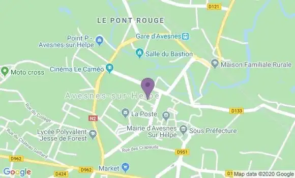 Localisation Crédit Mutuel Agence d