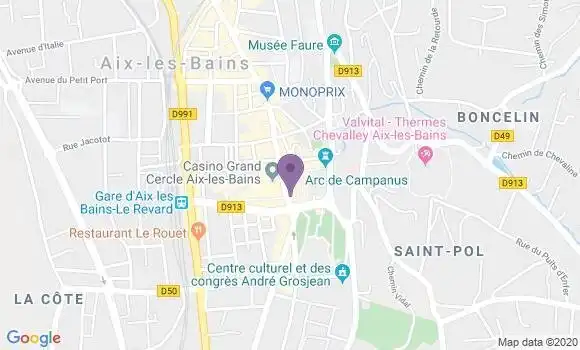 Localisation Crédit Mutuel Agence d