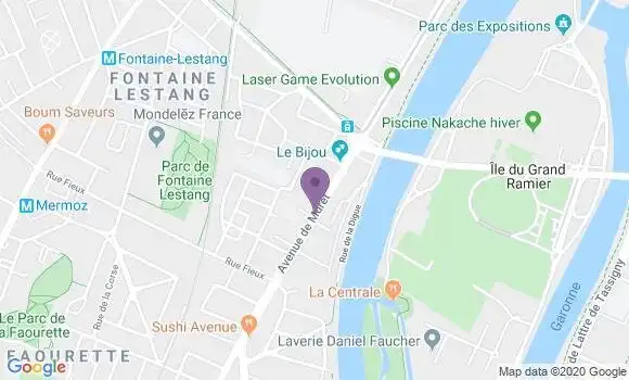 Localisation Crédit Mutuel Agence de Toulouse Croix de Pierre
