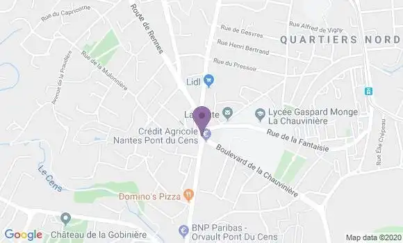 Localisation Crédit Mutuel Agence d