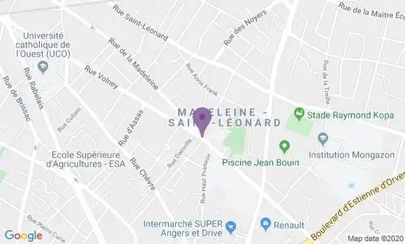 Localisation Crédit Mutuel Agence d