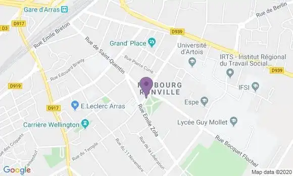 Localisation Crédit Mutuel Agence d