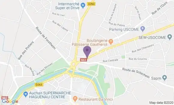 Localisation Crédit Mutuel Agence d