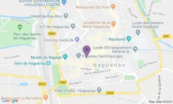 Localisation Crédit Mutuel Agence d