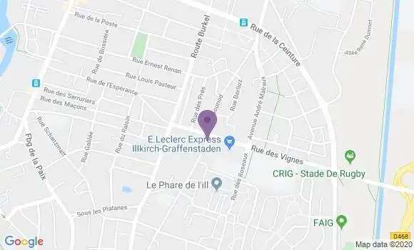 Localisation Crédit Mutuel Agence d