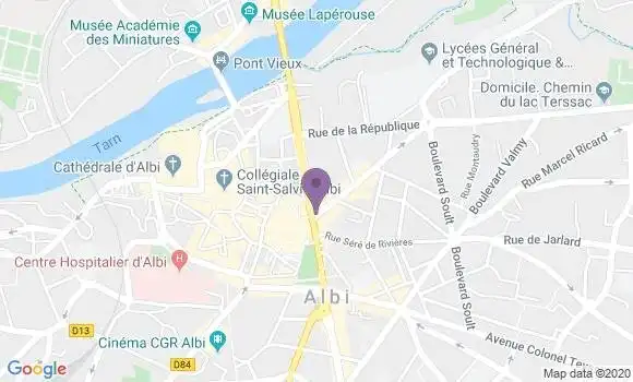 Localisation Crédit Mutuel Agence d