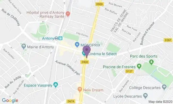 Localisation Crédit Mutuel Agence d
