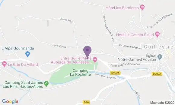 Localisation Banque Populaire Agence de Guillestre