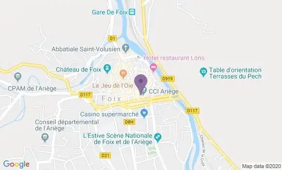 Localisation Banque Populaire Agence de Foix
