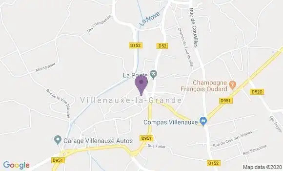 Localisation Banque Populaire Agence de Villenauxe la Grande