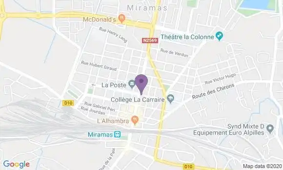 Localisation Banque Populaire Agence de Miramas