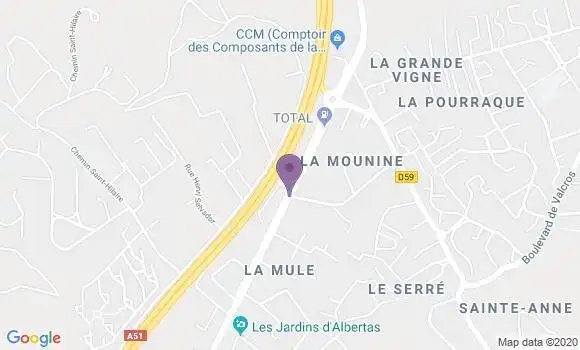 Localisation Banque Populaire Agence de Bouc Bel Air
