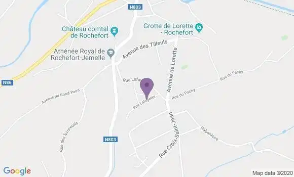 Localisation Banque Populaire Agence de Rochefort Lafayette