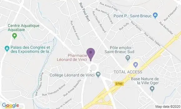Localisation Banque Populaire Agence de Saint Brieuc Saint Lambert