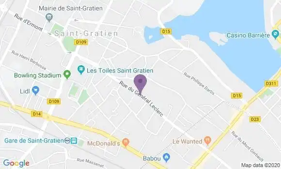 Localisation LCL Agence de Saint Gratien le Forum