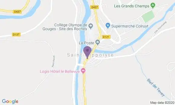 Localisation Banque Populaire Agence de Saint Hippolyte
