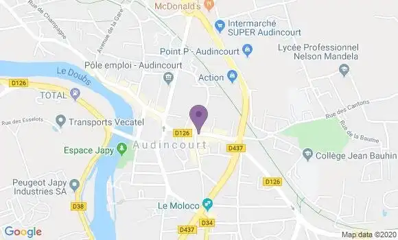 Localisation Banque Populaire Agence d