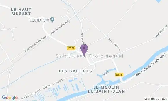 Localisation Banque Populaire Agence de Rougemont