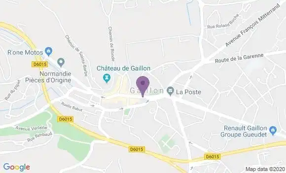 Localisation Banque Populaire Agence de Gaillon