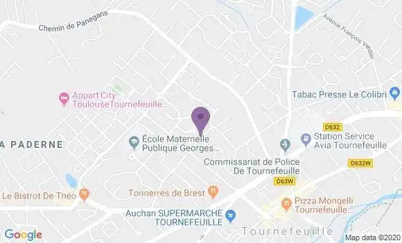 Localisation Banque Populaire Agence de Toulouse Carmes