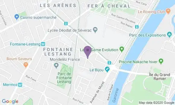 Localisation Banque Populaire Agence de Toulouse Dupuy