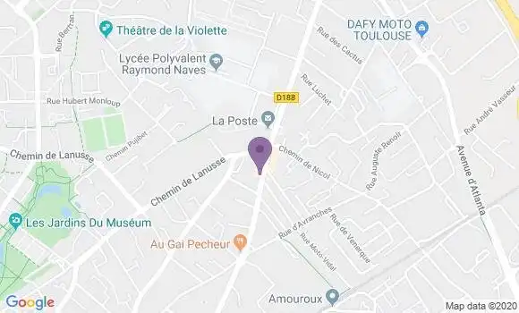 Localisation Banque Populaire Agence de Toulouse Croix Daurade