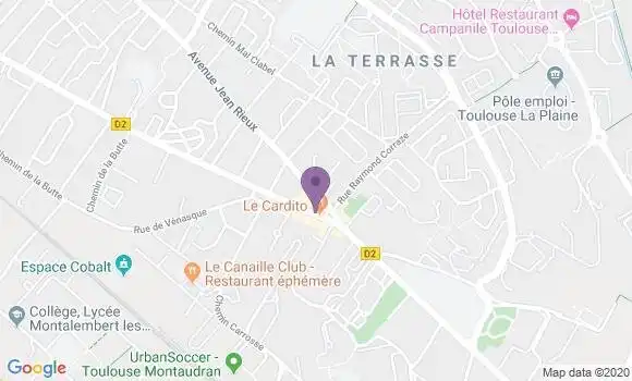 Localisation Banque Populaire Agence de Toulouse l