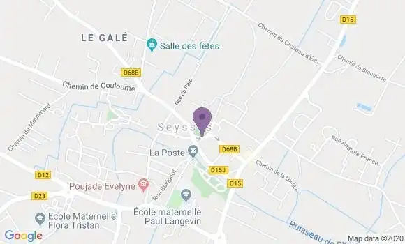 Localisation Banque Populaire Agence de Seysses