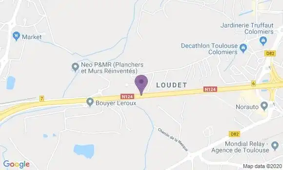 Localisation Banque Populaire Agence de Colomiers Bascule