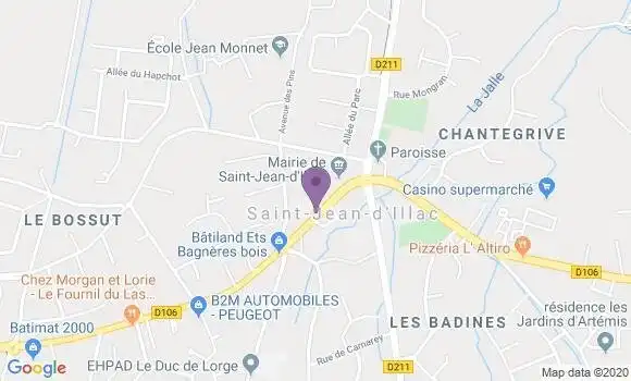 Localisation Banque Populaire Agence de Saint Jean d