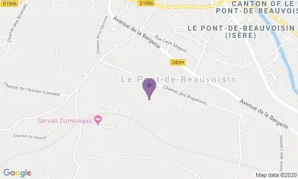Localisation LCL Agence de Le Pont de Beauvoisin