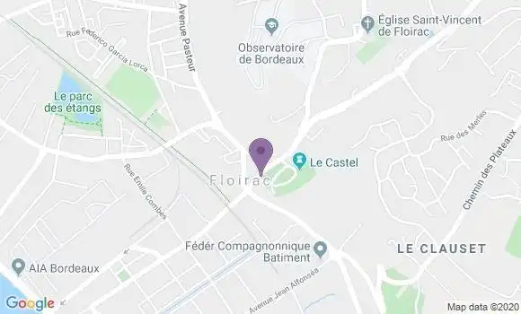 Localisation Banque Populaire Agence de Floirac
