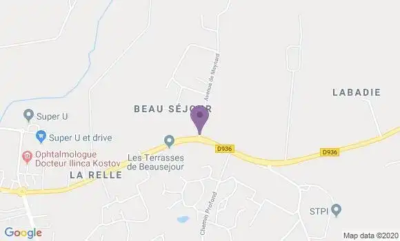 Localisation Banque Populaire Agence de Fargues Saint Hilaire
