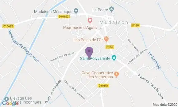 Localisation Banque Populaire Agence de Mauguio