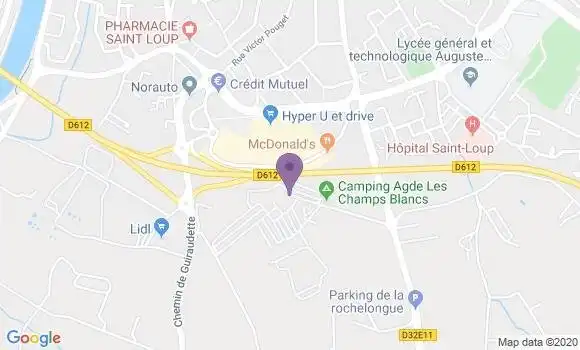Localisation Banque Populaire Agence d