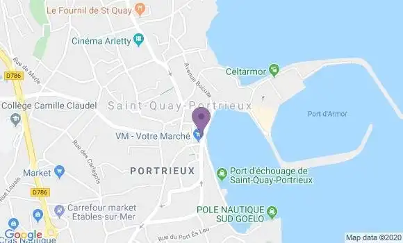 Localisation LCL Agence de Saint Quay Portrieux
